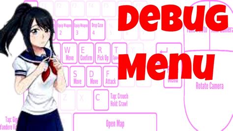 at the top of the screen, it should tell you <b>debug</b> is enabled. . How to open the debug menu in yandere simulator 2022
